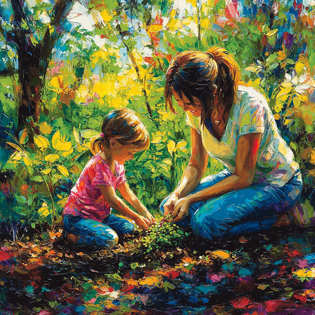 Our Little Garden Painting Number Kit