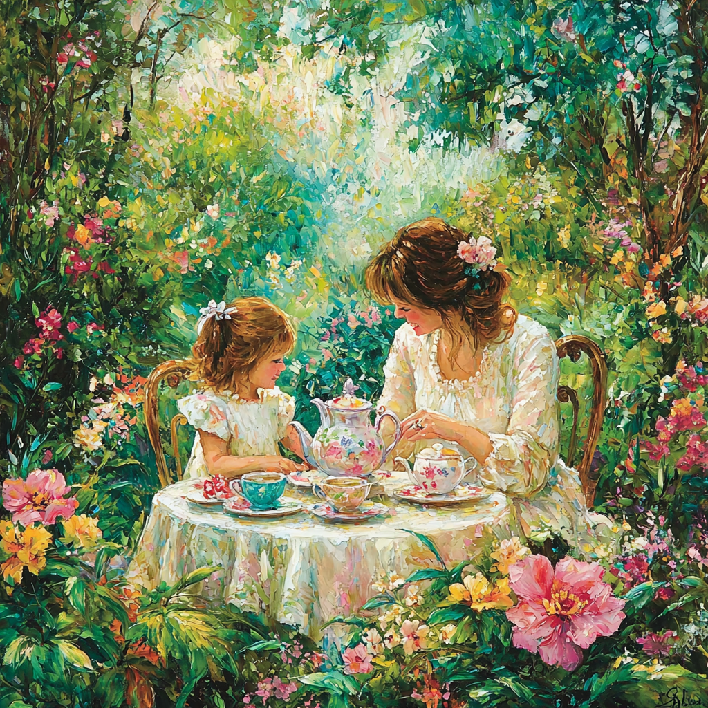 Mom's Afternoon Tea Paint By Numbers Kits