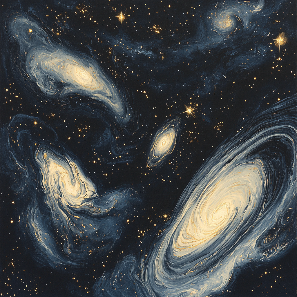 Michelangelo Inspired Starlit Canopy Painting by numbers kit