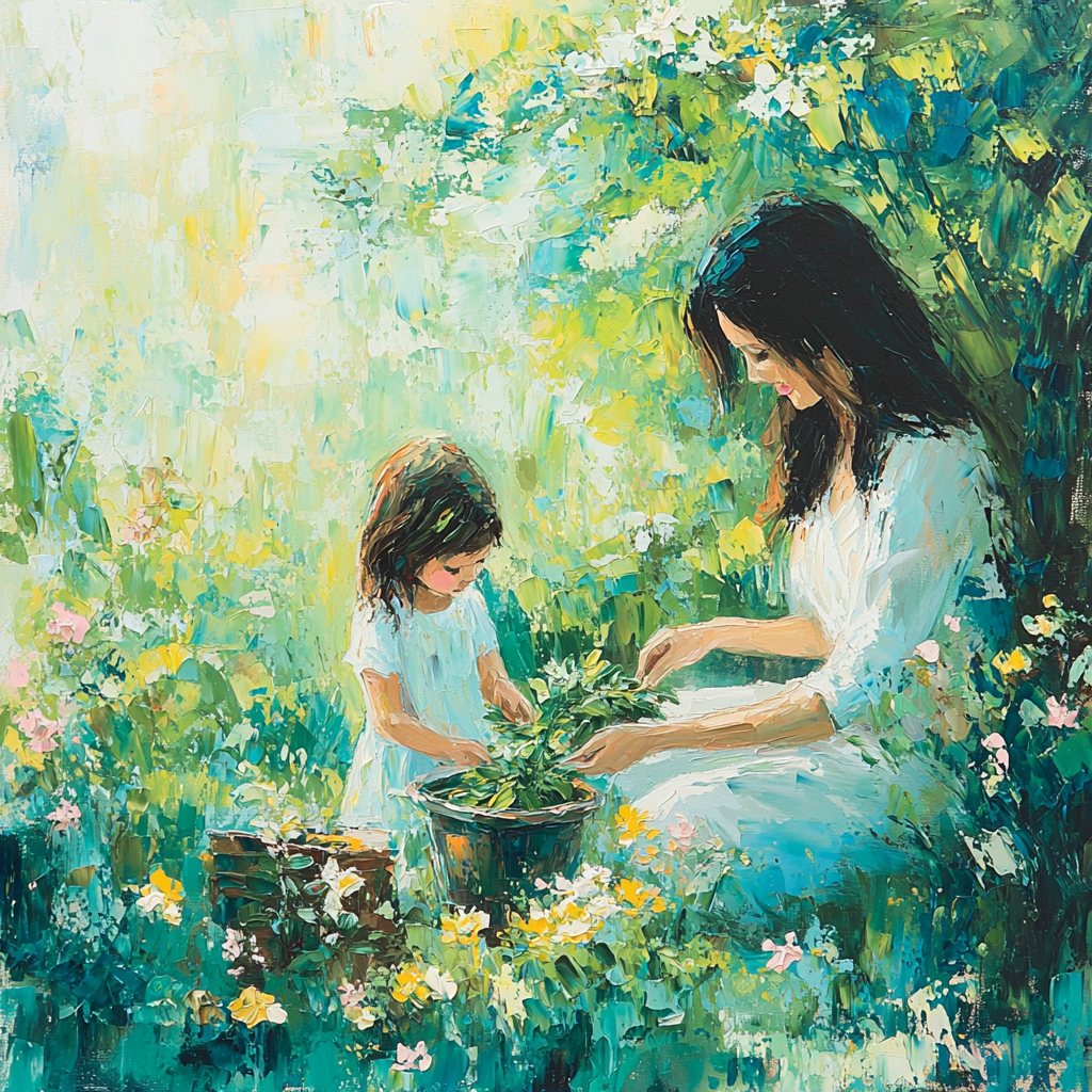 Garden Of Innocence Paint By Numbers Art