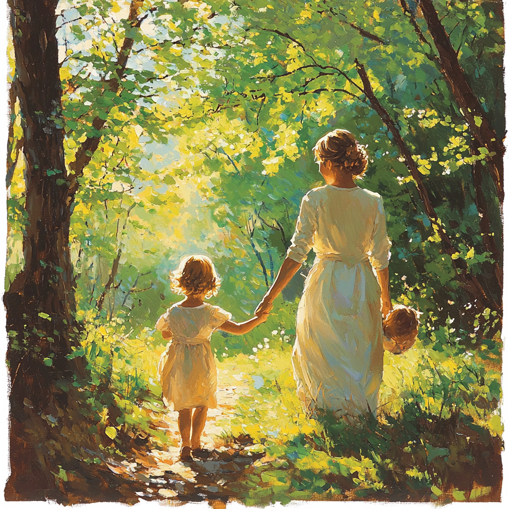 Hand In Hand In Nature Paint By Numbers Kits
