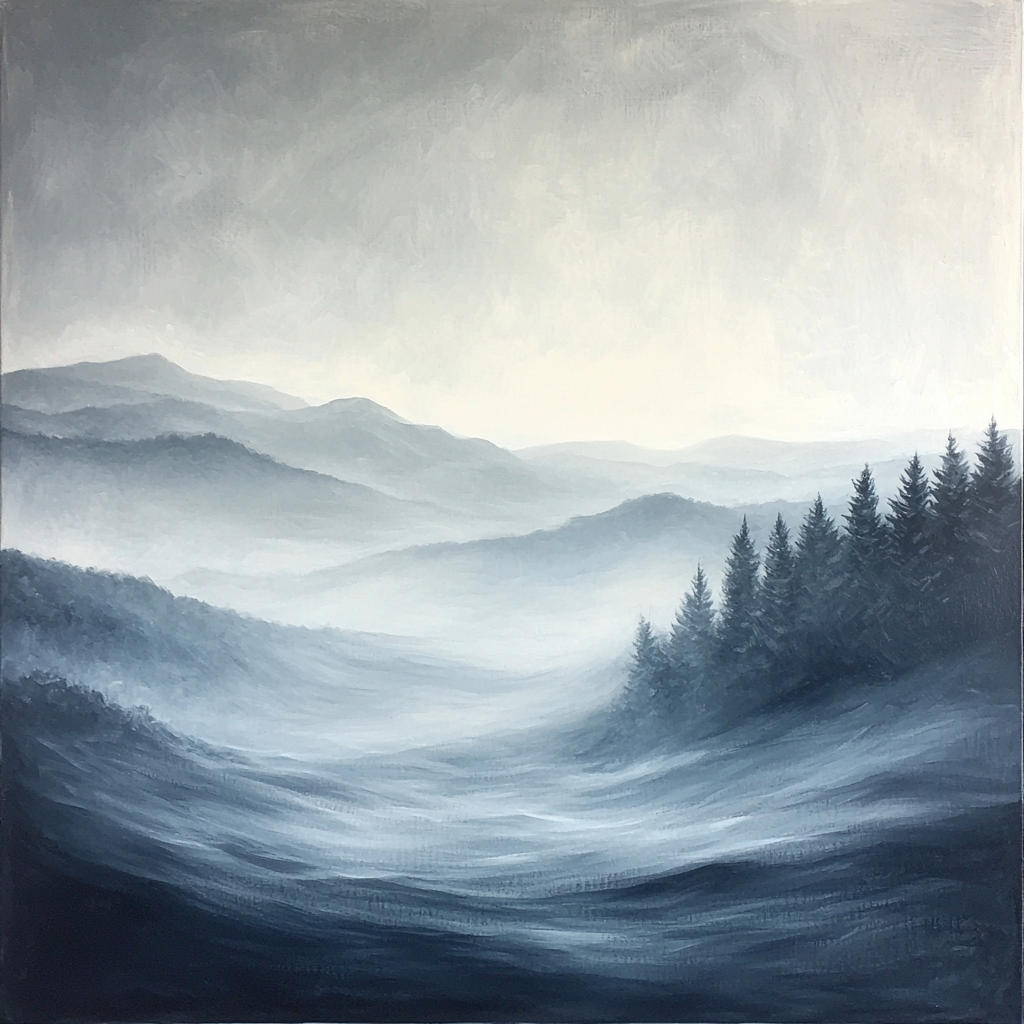 Michelangelo Inspired Mystic Enigma Number Painting