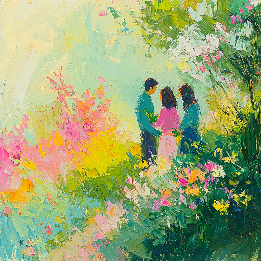 Tending Love's Garden Paint By Numbers Kits