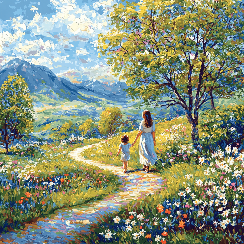 Holding Hands Forever Numbered Painting Kits
