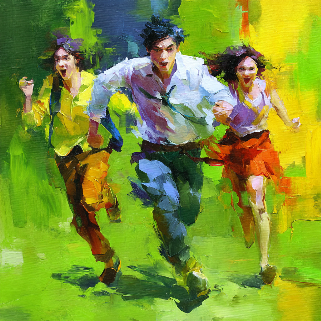 Playful Days Ahead Paint By Numbers Art