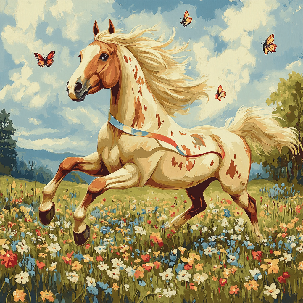 Bullseye Meadow Race Numbered painting kits