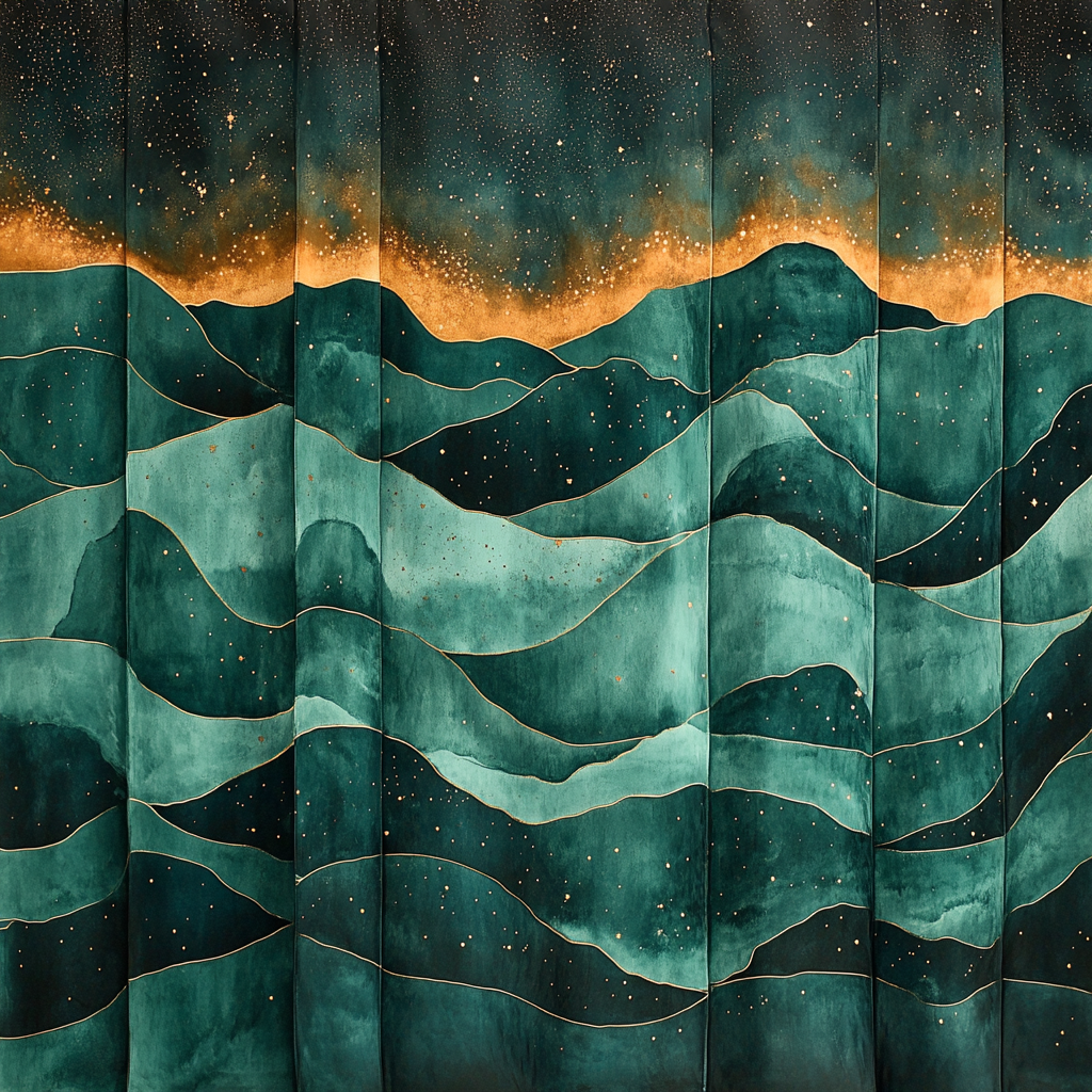 Michelangelo Inspired Auroral Loom DIY paint by numbers