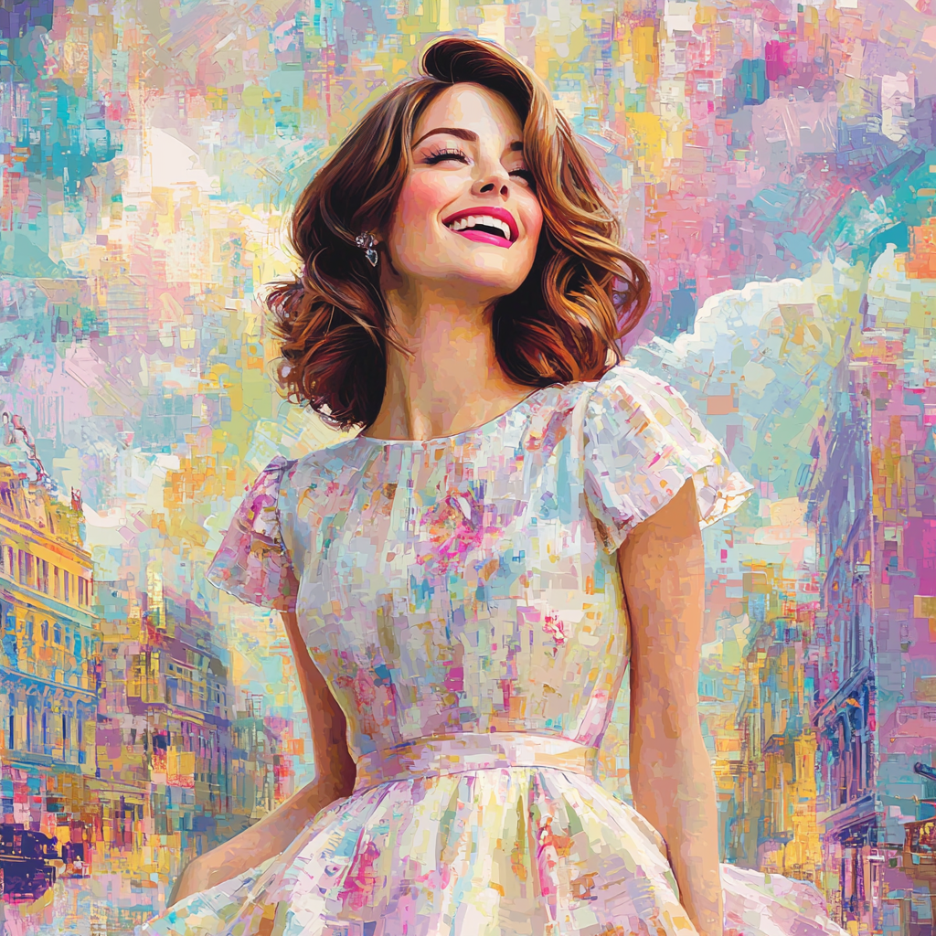 Emma Stone: A La La Land Of Dreams DIY Paint By Numbers