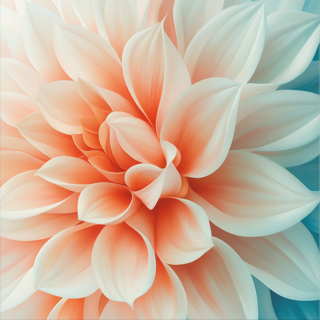 Georgia OKeeffe Inspired Desert Flowers Paint by numbers art