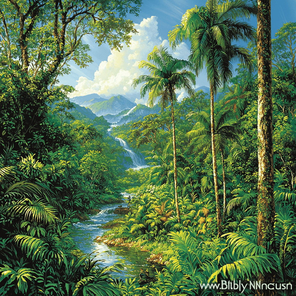 Amazon Rainforest - Brazil Paint By Number