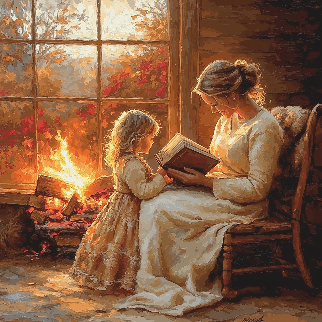 Afternoon Tales By The Fire DIY Paint By Numbers