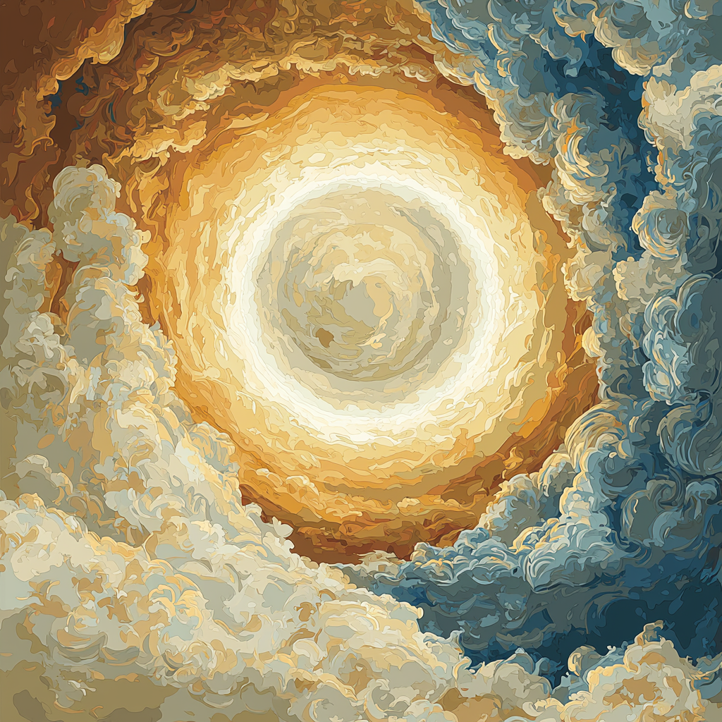 Michelangelo Inspired Elemental Rhythm Number Painting