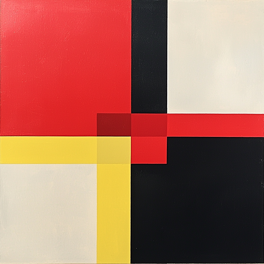 Kazimir Malevich Inspired Contrast Of Emotion Paint By Numbers Art