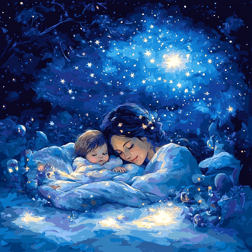 Dreamy Night Tales Number Painting