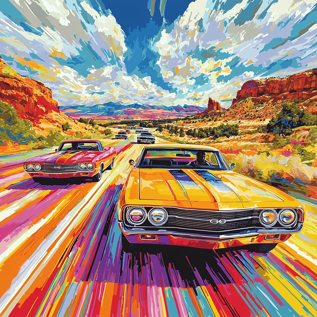 Andy Warhol Inspired The Car Of Dreams Paint By Color