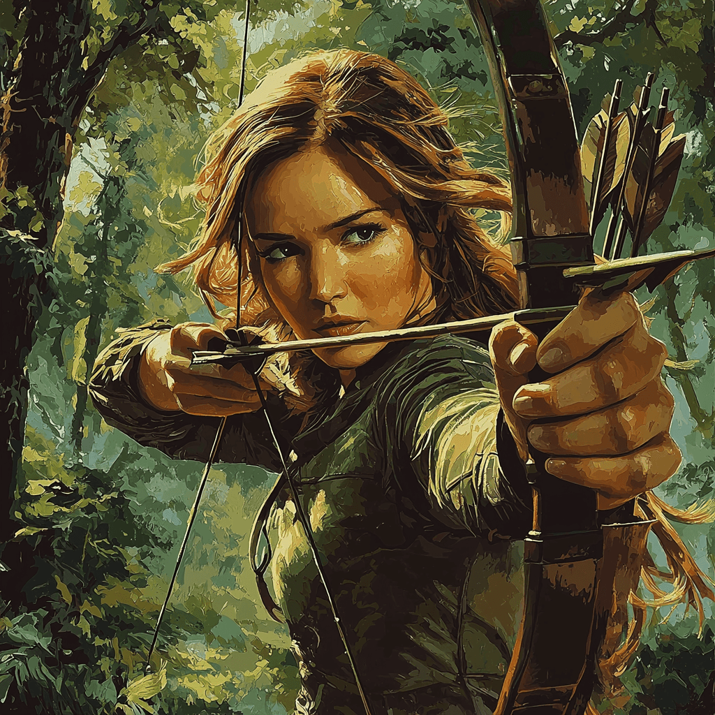 Jennifer Lawrence: Hunger Games To Silver Linings Painting Number Kit