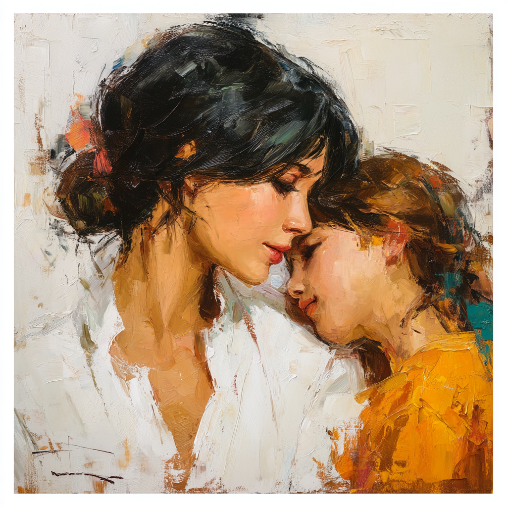 Warmth Of A Mother's Hug Paint By Number