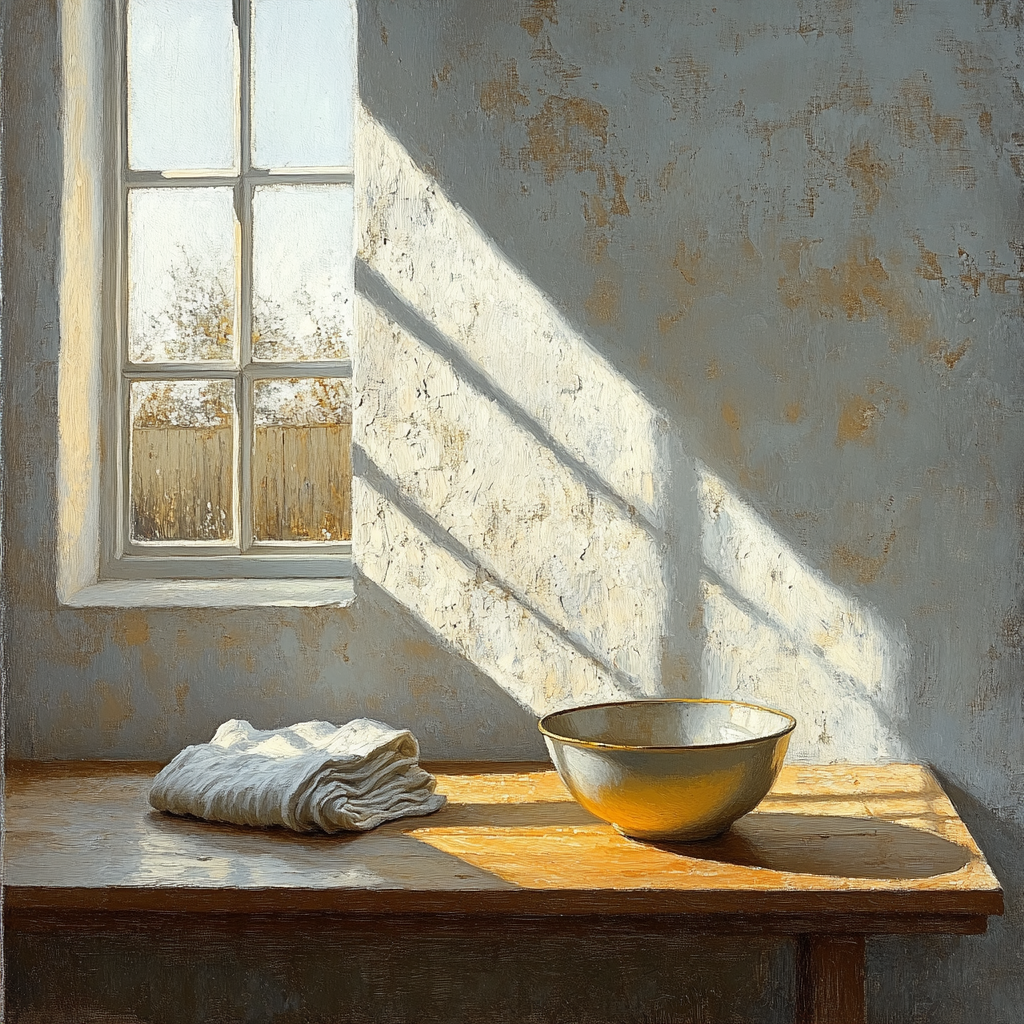 Johannes Vermeer Inspired Sunlight Through Delft Window Paint by numbers art