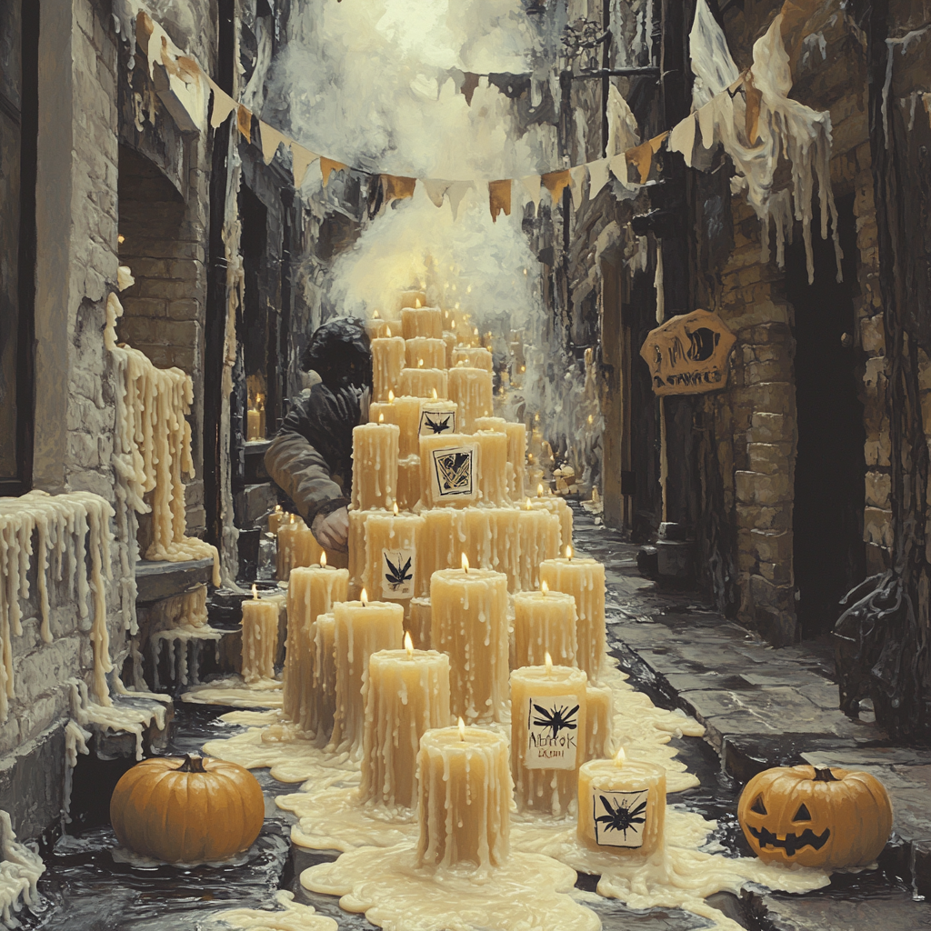 Candle Maker Of The Spooky Alley DIY paint by numbers