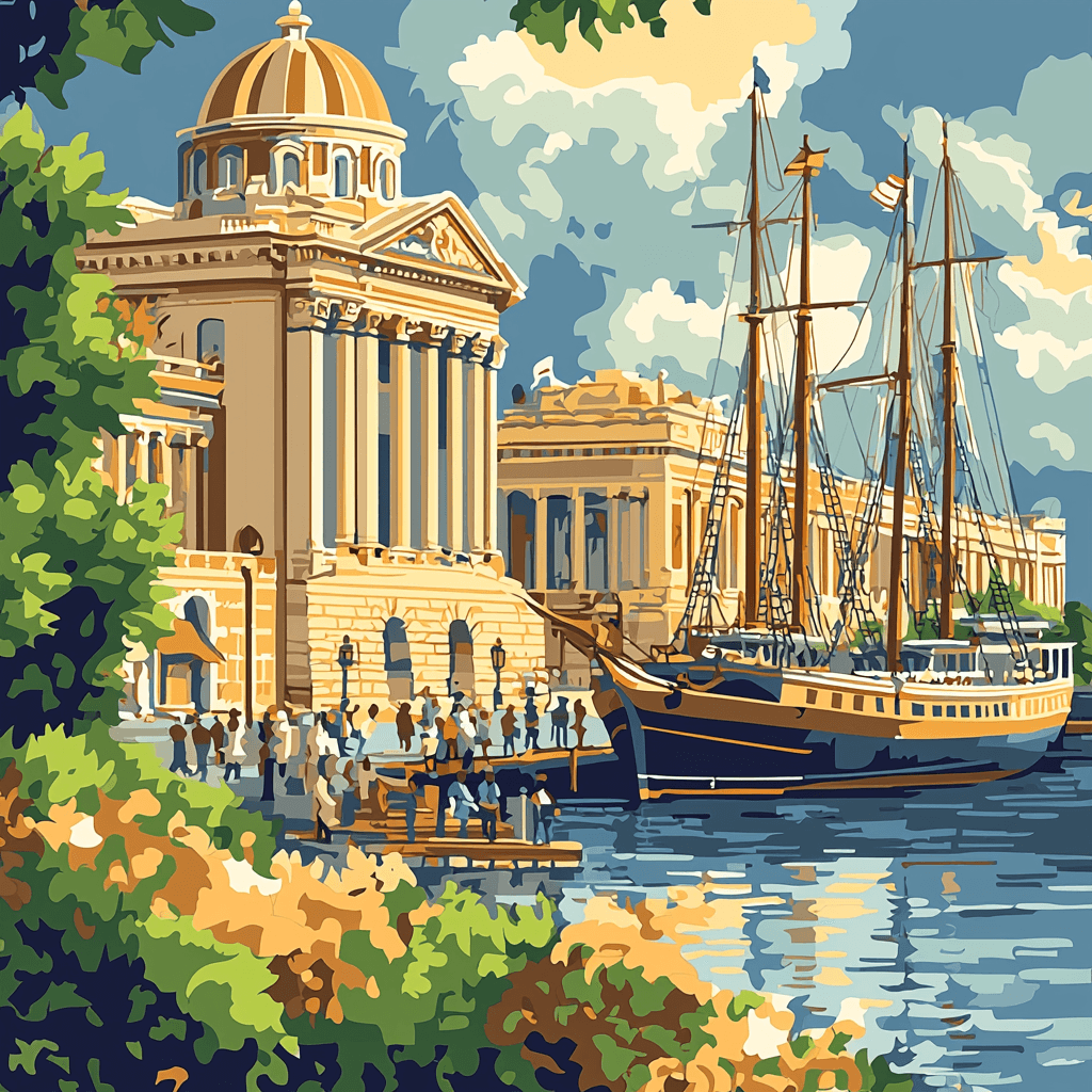 Maritime Museum - Amsterdam Painting Number Kit