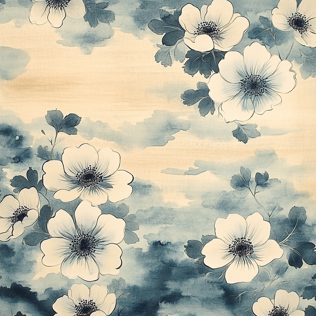 Zhao Mengfu Inspired Celestial Ink Garden Numbered painting kits