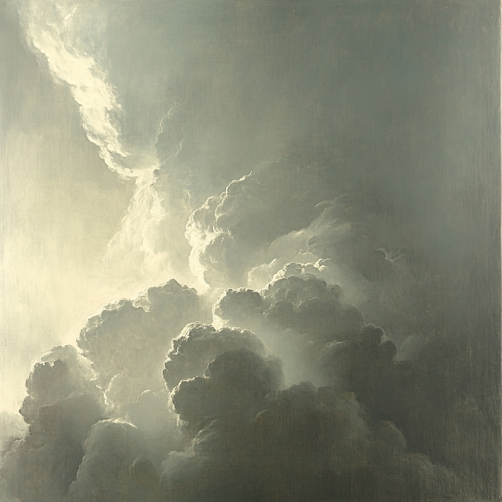 Caravaggio Inspired Storm Cloud Reverie Paint by numbers kits