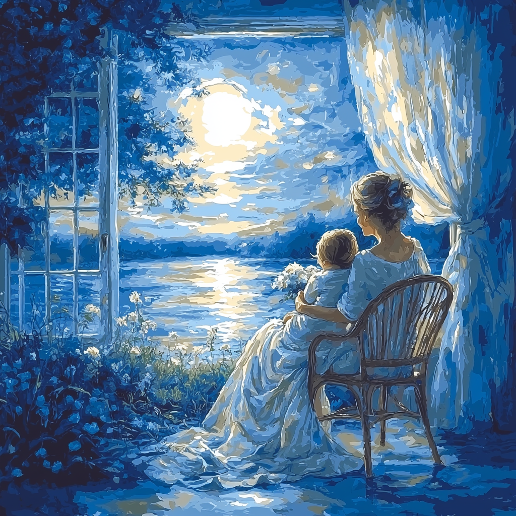 Moonlit Tenderness Paint By Number