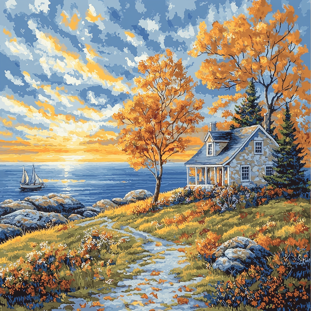 Through The Seasons Of Love Painting By Numbers Kit