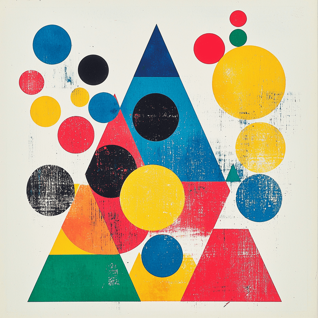 Kazimir Malevich Inspired Spectrum Of Abstraction Numbered Painting Kits