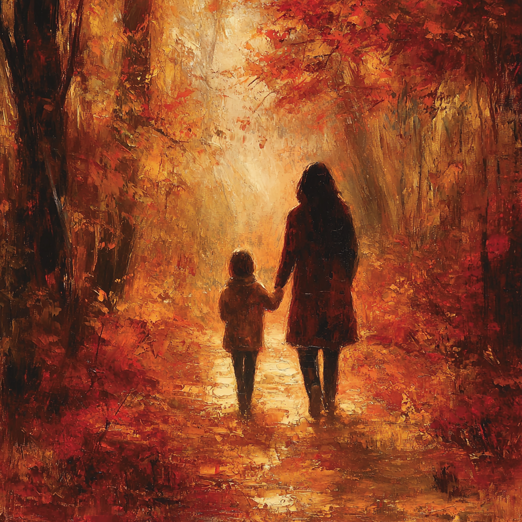 Whispering Autumn Path Paint By Numbers Art