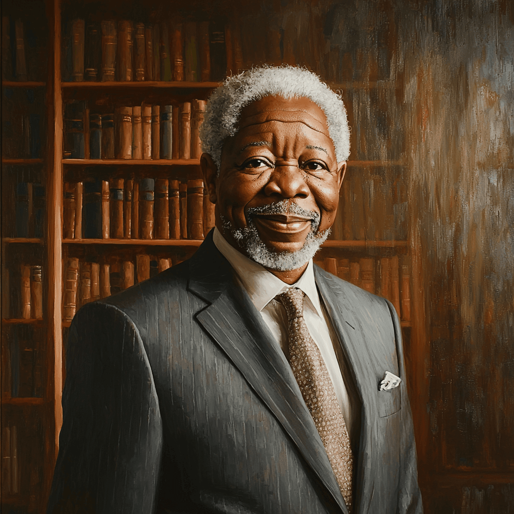 Morgan Freeman: Narrator Of Wisdom And Grace Paint By Numbers Art