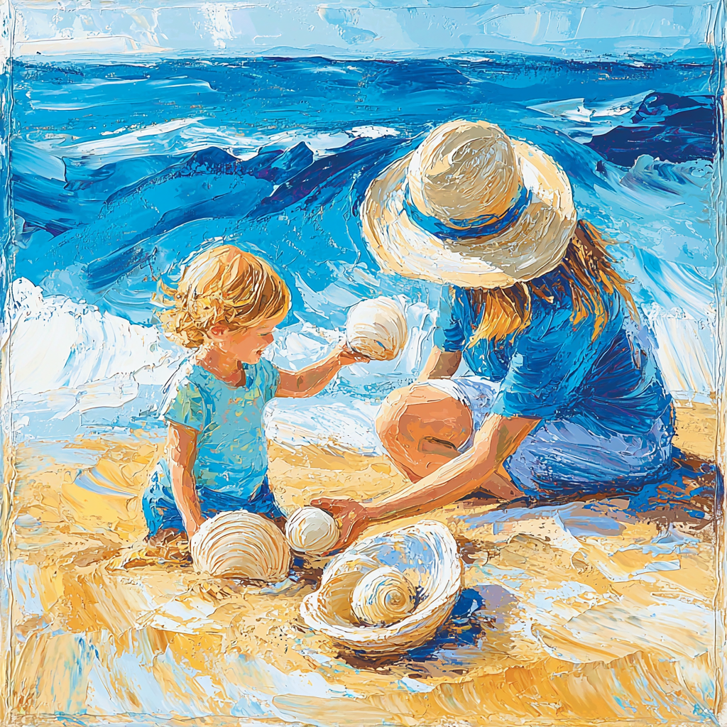 Beachside Treasures DIY Paint By Numbers