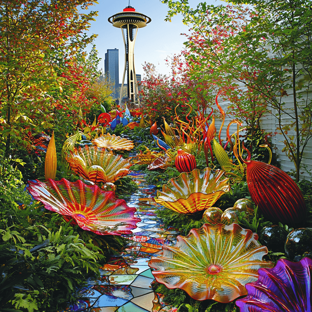 Chihuly Garden And Glass - Washington Paint By Numbers