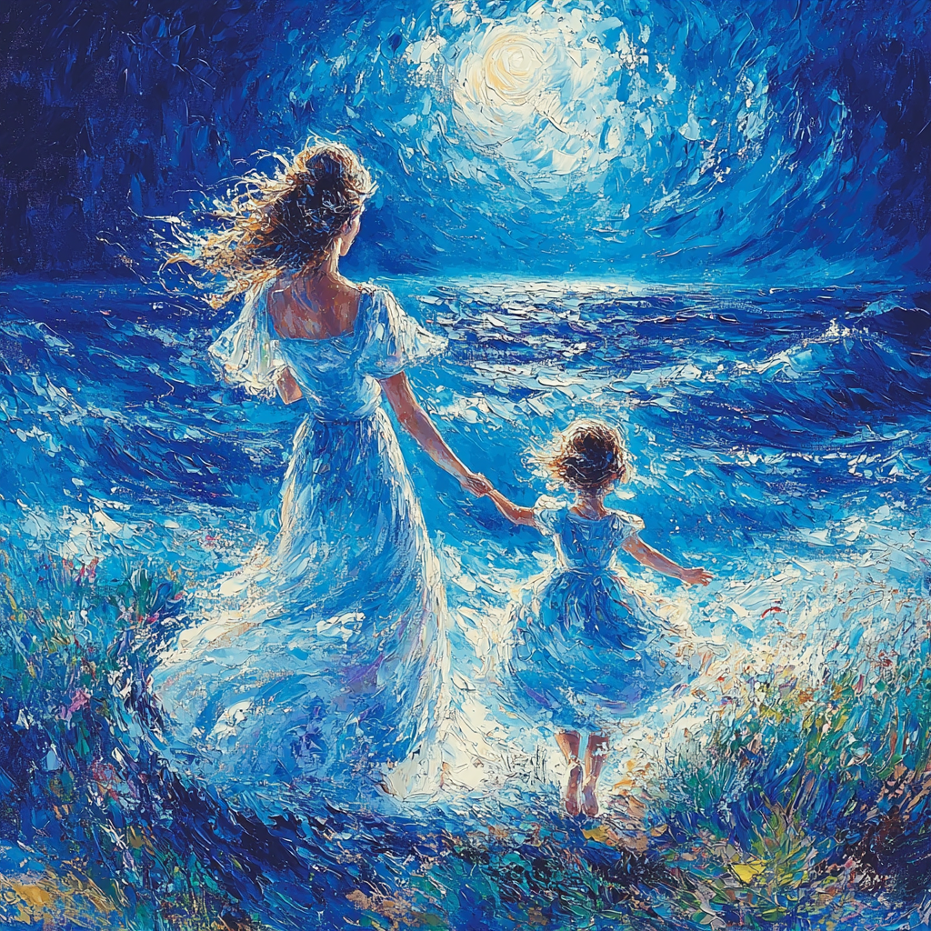 Dreamy Dance Under The Stars Number Painting