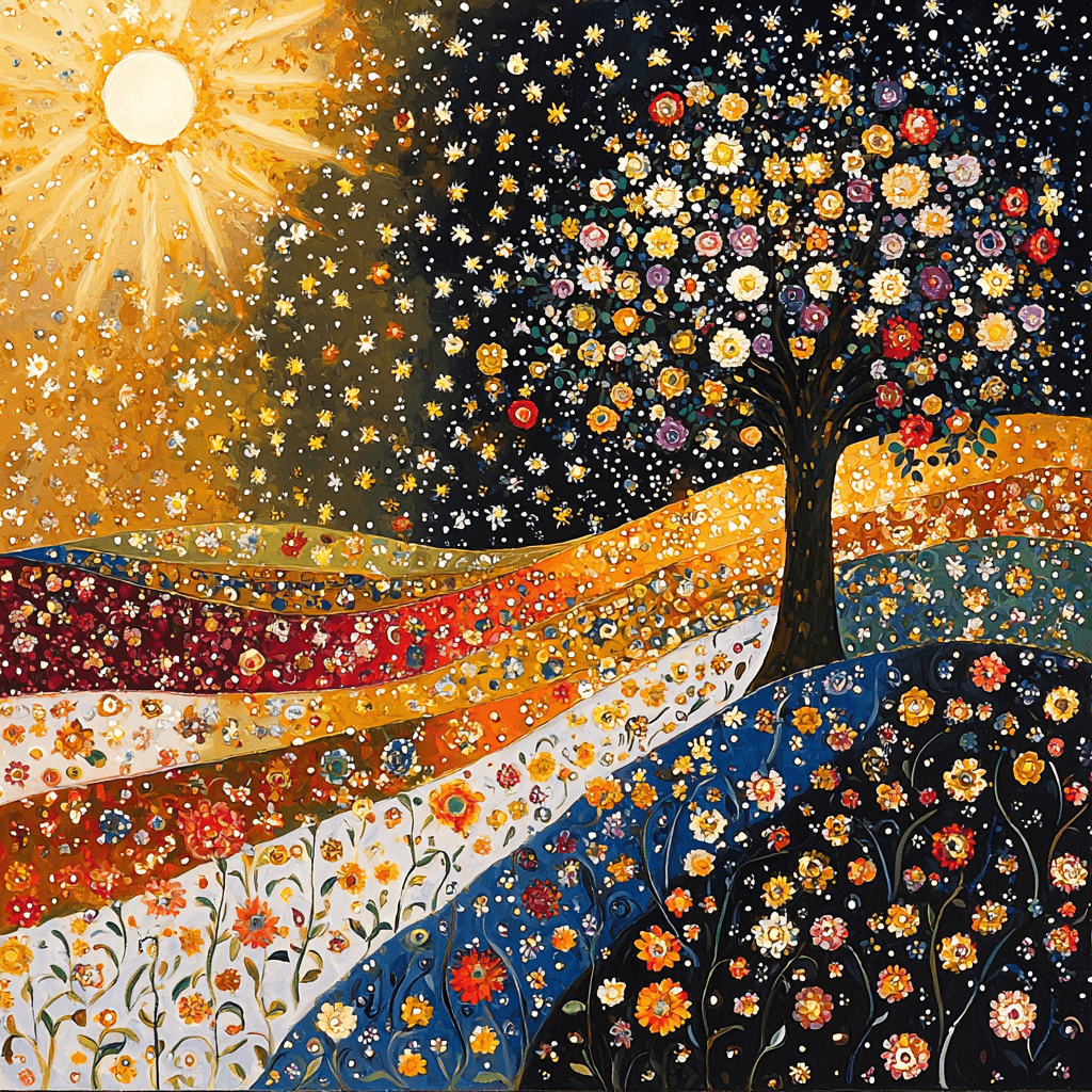 Gustav Klimt Inspired The Sweet Seasons Paint By Numbers Art