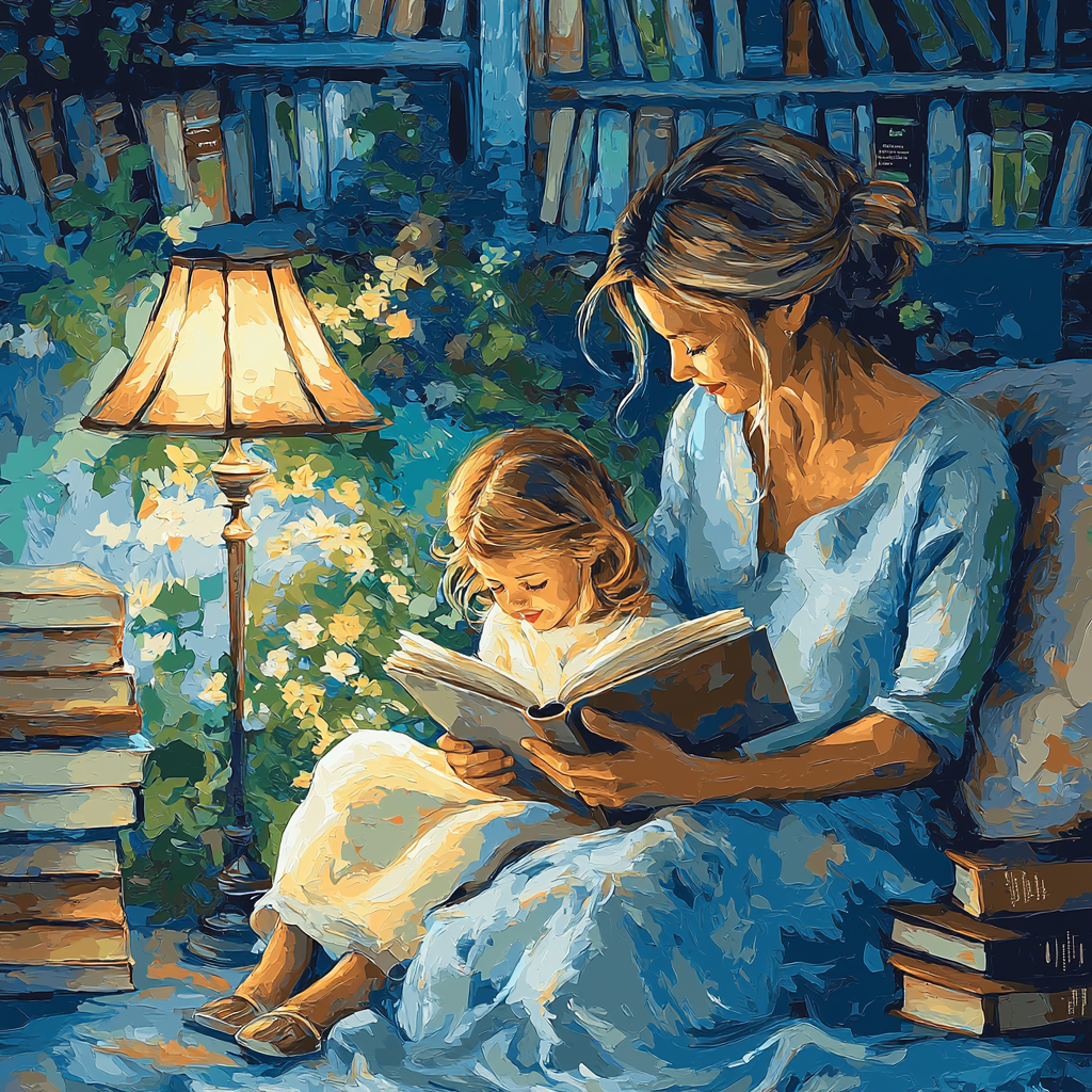 The Gift Of Reading Numbered Painting Kits