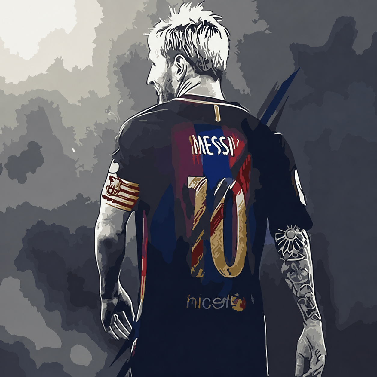 FIFA 2026 Messi Jersey Art Paint By Numbers