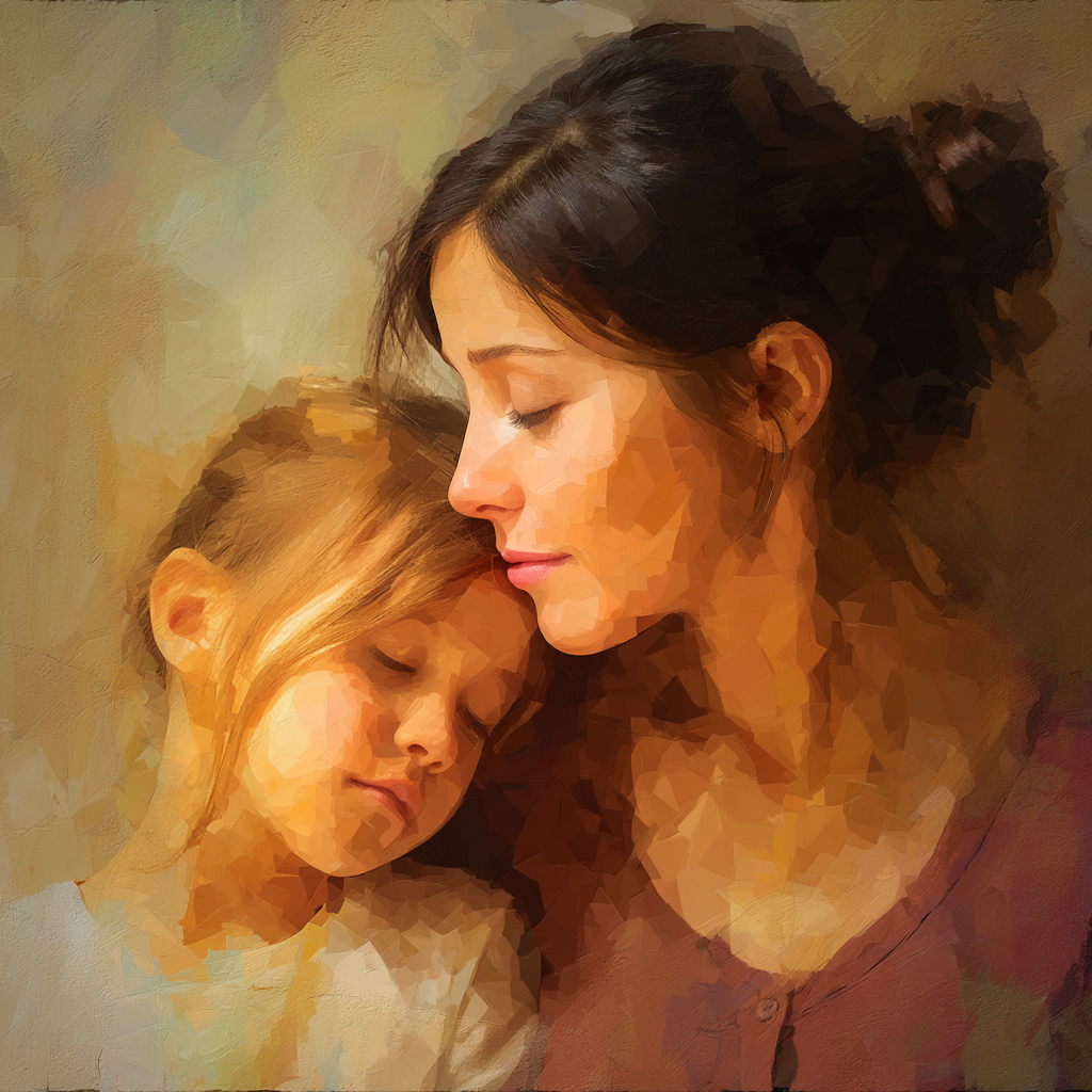 A Mother’s Wish Number Painting