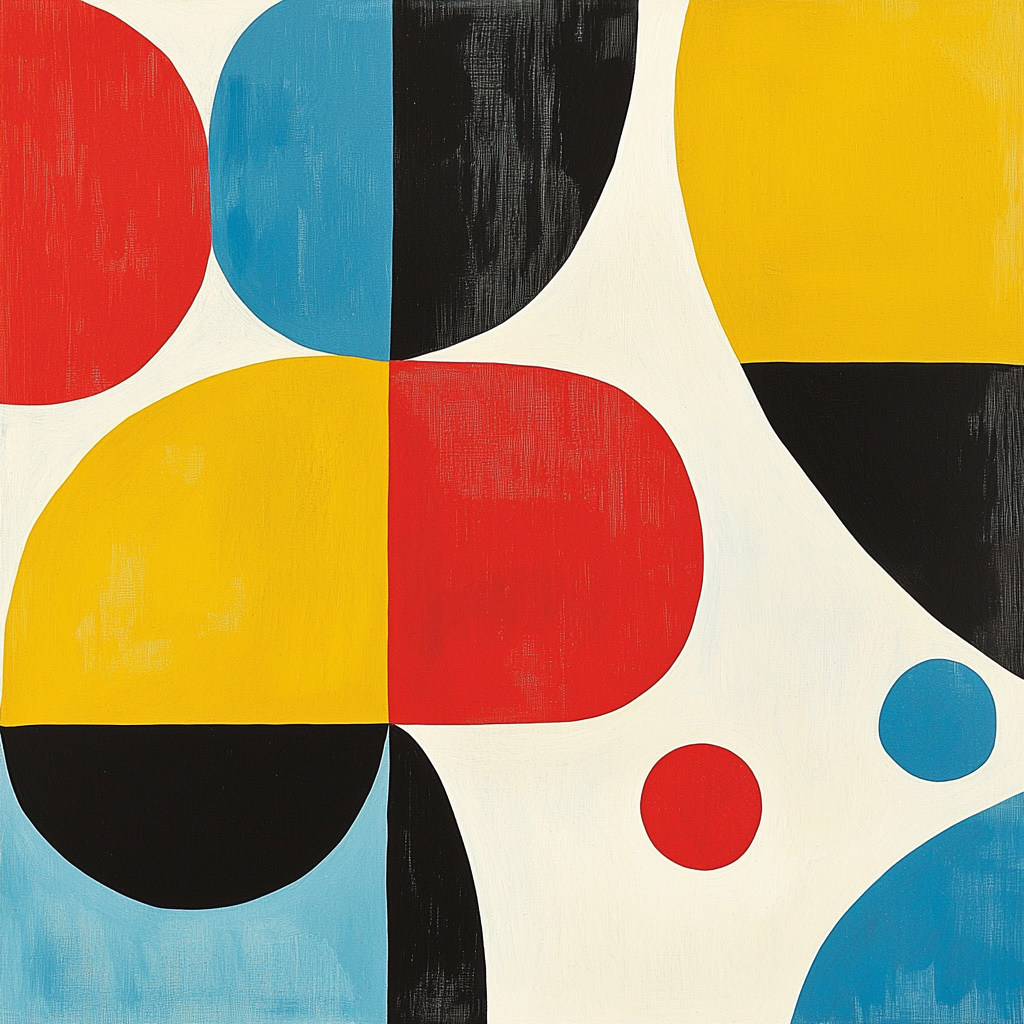 Joan Miró Inspired Imaginative Pulse Painting By Numbers Kit