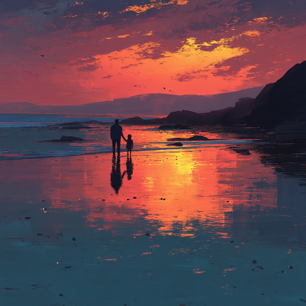 Sunset Moments Together Paint By Number