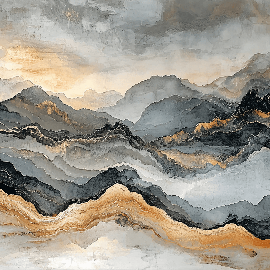 Zhao Mengfu Inspired Solitude In Stone Number Painting