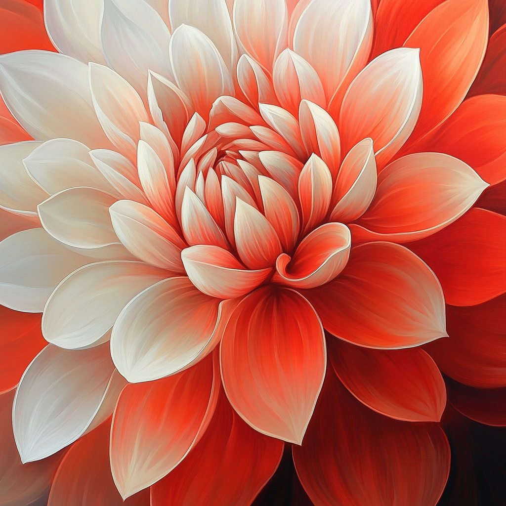 Georgia OKeeffe Inspired Desert Flowers paint by numbers