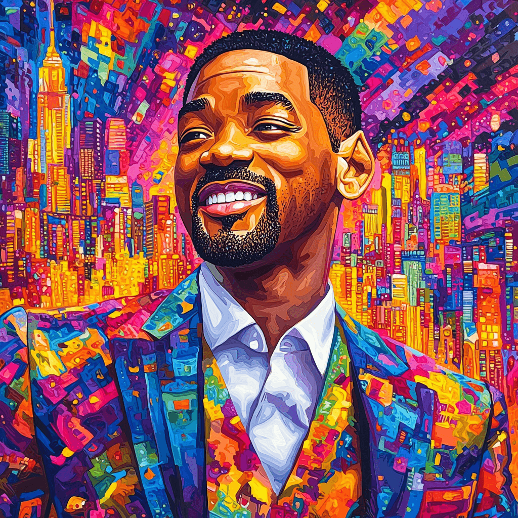 Will Smith: The Charismatic Pursuer Of Happiness Paint By Number