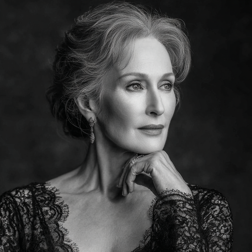 Meryl Streep: The Chameleon In Quiet Light DIY paint by numbers
