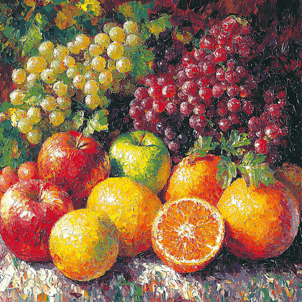 Paul Cézanne Inspired Fruits Of Life Numbered Painting Kits