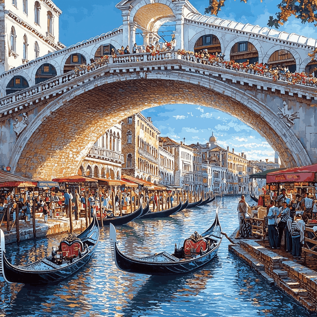 Rialto Bridge Paint By Numbers
