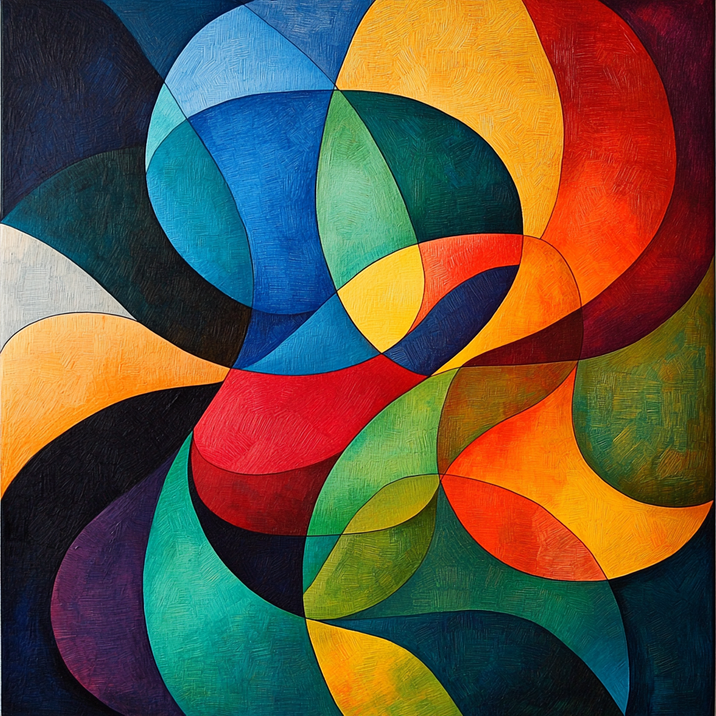 Paul Klee Inspired Dynamic Flow Painting Number Kit