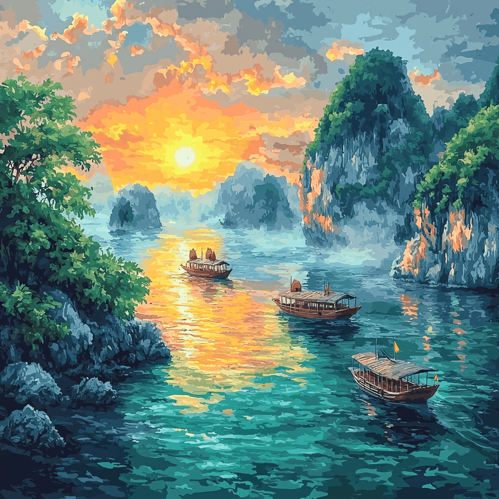 Halong Bay Paint By Number