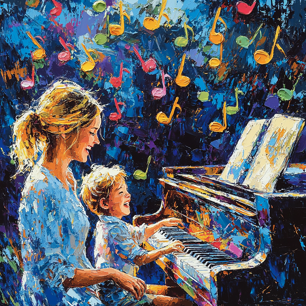 Joyful Heartstrings DIY Paint By Numbers