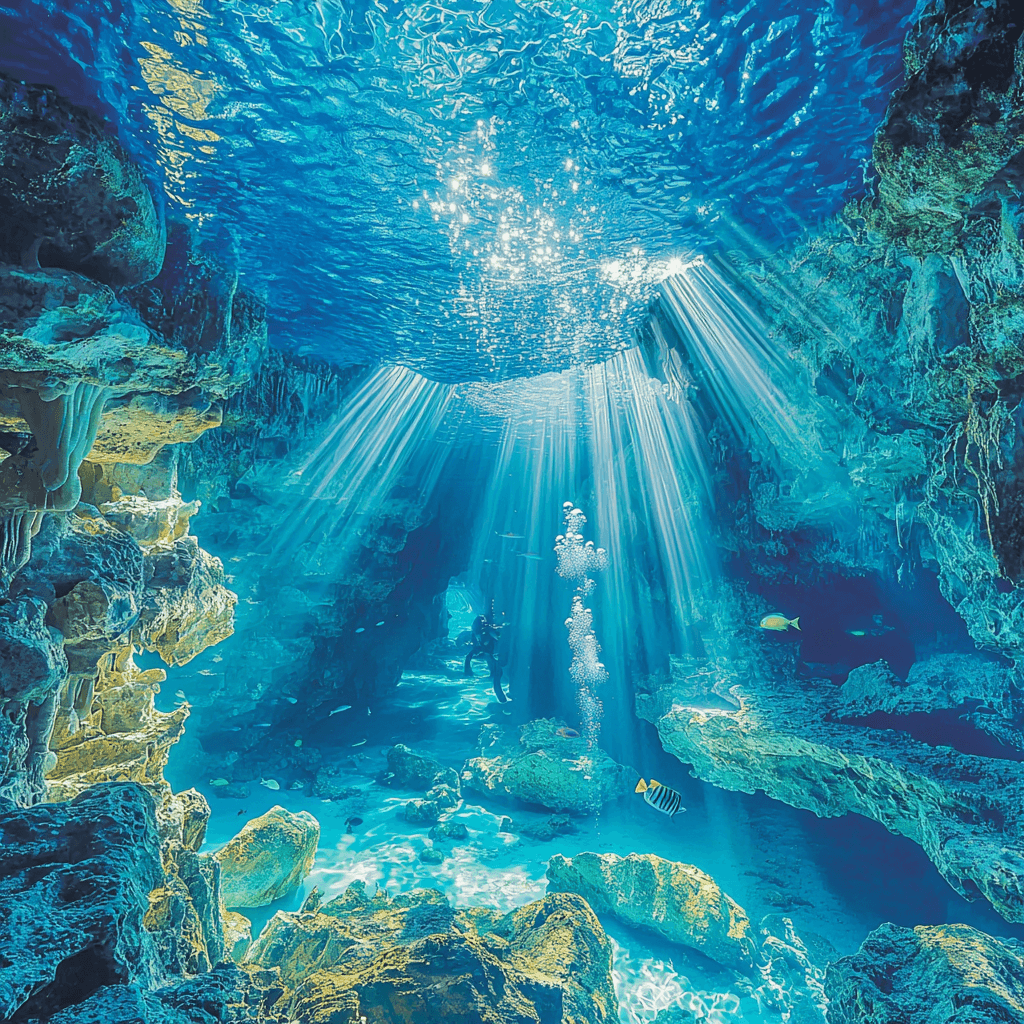 Cenote Dos Ojos Paint By Color